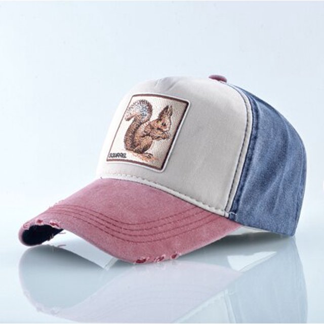 Unisex Baseball Cap Men Women Fashion Animals Embroidery Snapback Hat Spring Summer Cotton Washed denim Hip Hop Bone Casquette Gao Jinjia LED