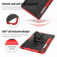 thumbnail image 5 of Feishell Case For Samsung Galaxy Tab S9 FE 5G 10.9 Inch/Galaxy Tab S9 11 Inch 2023, Armor Heavy Duty Anti-falling Rugged Double Military Grade Heavy Duty Shockproof Case with Kickstand,
Red, 5 of 5