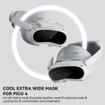 thumbnail image 1 of Almohadillas faciales para gafas de realidad virtual SUSUchens con ventiladores de refrigeración transpirables y ensanchados que alivian la presión de uso. Almohadillas faciales para gafas, 1 of 8