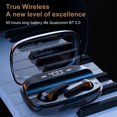 thumbnail image 2 of Auriculares Lenovo QT81 True Wireless Headphones BT 5.0 Mini Earbuds Half In-ear Auricular de música Control táctil Caja de carga de 1200 mAh Pantalla de energía de la batería Auriculares deportivos Lenovo Auriculares, 2 of 7