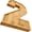B, variant on Wooden Reusable Number Table Tray for Charcuterie Cheese Snack Birthday Party
