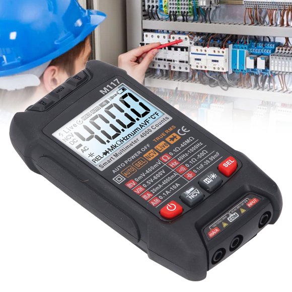 Digital Multimeter, Ohm Volt Amp Meter Anti Burning Design for Industrial Control System Maintenance