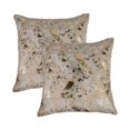 thumbnail image 1 of TORINO CHEVRON COWHIDE PILLOW 18"X18" 2-PACK, 1 of 2
