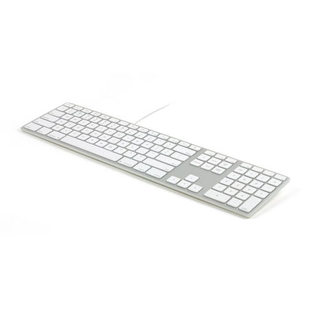 Matias Wired Aluminum Keyboard for Mac, Silver (Best Mmo For Mac 2019)