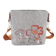 thumbnail image 1 of Bolso de hombro multifunción de gran capacidad impermeable patrones lindos bolso de mamá para viajes gris oscuro, 1 of 5
