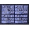 thumbnail image 1 of Ahgly Company Machine Washable Indoor Rectangle Abstract Blue Modern Area Rugs, 2' x 3', 1 of 4