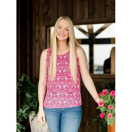 The Pioneer Woman Woven Floral Tank Top