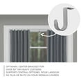 thumbnail image 4 of Easy Up Heavy Duty Adjustable Tension Window Curtain Rod, Assorted Colors, 4 of 5