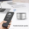 thumbnail image 4 of A10 Wireless Intelligent Bluetooth Audio Mini Stylish Cylindrical Aluminum Alloy black, 4 of 4