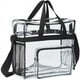 thumbnail image 1 of Bolsas de mano transparentes aprobadas para estadios, bolsas de viaje resistentes, mochilas deportivas grandes para el trabajo, la competición y la escuela, 1 of 5