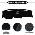 thumbnail image 4 of Unique Bargains Dashboard Covers for Hyundai Tucson 4.2" Head-Up Display Non-Slip Dash Cover Mat Polyester Black, 4 of 6