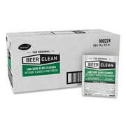 Diversey Care 990224 Beer Clean Low Suds 0.5 oz. Packet Powdered Glass Cleaner (100/Carton)