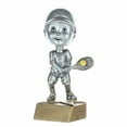 thumbnail image 4 of Decade Awards Tennis Bobblehead Trophy, Male - 6 Inch Tall | Engraved Tennis Award - Customize Now, 4 of 4