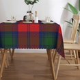 thumbnail image 3 of Rectangle Table Cloth, Scottish Clan Lindsay Lindsey Tartan Resistant Washable Tablecloth Decorative Table Cover for Dining, Indoor and Outdoor, 3 of 6