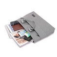 thumbnail image 5 of OULII Portable Waterproof Grey Oxford Cloth Business Briefcase Laptop Bag for Office Use, 5 of 5