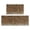 Baseballs Leopard Print Yellow, variant on Baseballs and Quotes White Anti Fatigue Kitchen Rugs Set Of 2, Non Slip Washable Decorative Floor Mats for Kitchen Sink Laundry, 17"x30" and 17"x47"
