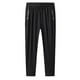 thumbnail image 1 of Ceisia Men's Solid Color Breathable Straight Leg Casual Sports Pants with Zipper Pockets Black XL Gifts, 1 of 5