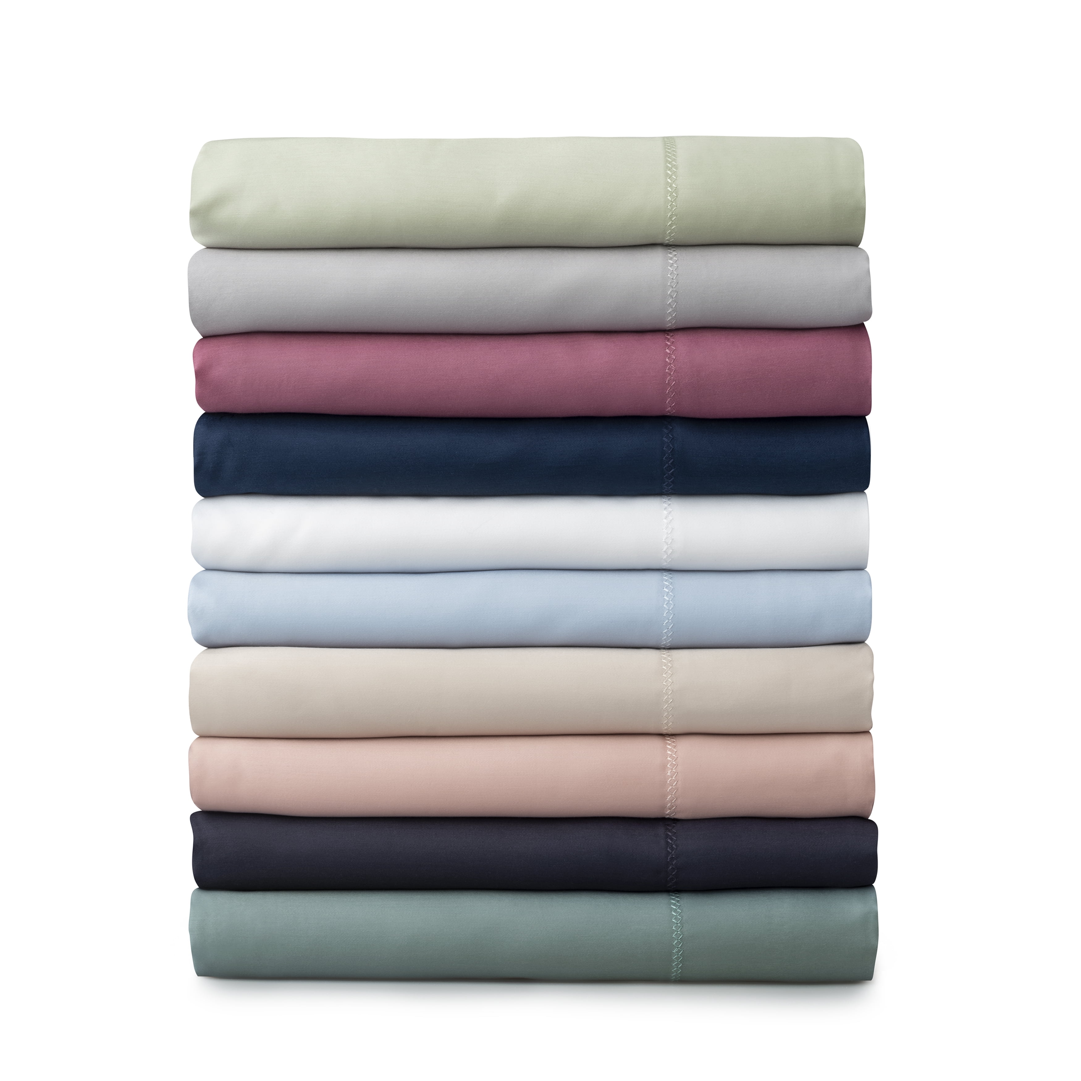 Hotel Style 500 Thread Count Tri-Blend with Lyocell Bed Sheet Set, King, Mauve Pearl