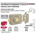 thumbnail image 1 of Cerradura de sobreponer, doble cerrojo, izquierda Hermex Cerradura de sobreponer, doble cerrojo, izquierda, 1 of 1