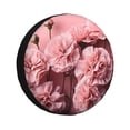 thumbnail image 1 of Balery Delicate Pink Carnations Cubiertas para Neumáticos - Protector Resistente para Neumáticos de Camioneta, SUV, Remolque, Camper y RV-17 inch, 1 of 6