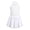 White, variant on Likimi Children Girls Dance Romper Sleeveless Solid Color Crew Neck Summer Fashionable Soft Bodysuits White Size 2-3 Years