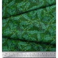 thumbnail image 3 of Soimoi Polyester Crepe Fabric Palm Leaves Printed Fabric 1 Yard 52 Inch Wide, 3 of 3