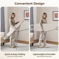 thumbnail image 6 of Yaheetech Full Size Foldable Ironing Board with 4-layer Pad, Beige, 6 of 9