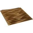 thumbnail image 6 of Ekena Millwork 19 5/8"W x 19 5/8"H Enterprise EnduraWall Decorative 3D Wall Panel, Bright Coat Gold (Covers 2.67 Sq. Ft.), 6 of 6