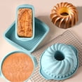 thumbnail image 2 of Juego de moldes de silicona para hornear pasteles, placa de horno resistente a altas temperaturas, Pan de pastel, tostada, molde de cocina para Muffin, 2 of 4