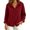 Wine, variant on Tqcoqu Womens Button Front Corduroy Jacket, Solid Lapel Collar Long Sleeve Open Shirt Coat with Pockets, 2026 Fall Trendy Clothes