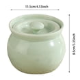 thumbnail image 3 of asddcavvf 400ml Ceramic Stew Pots With Lid RedNote (Xiaohongshu) Chinese Egg Custard Pots Make the and Delicious Soups Kitchenware Divider Cooker Set Nonstick Cooking Utensils Holder for Stove, 3 of 4