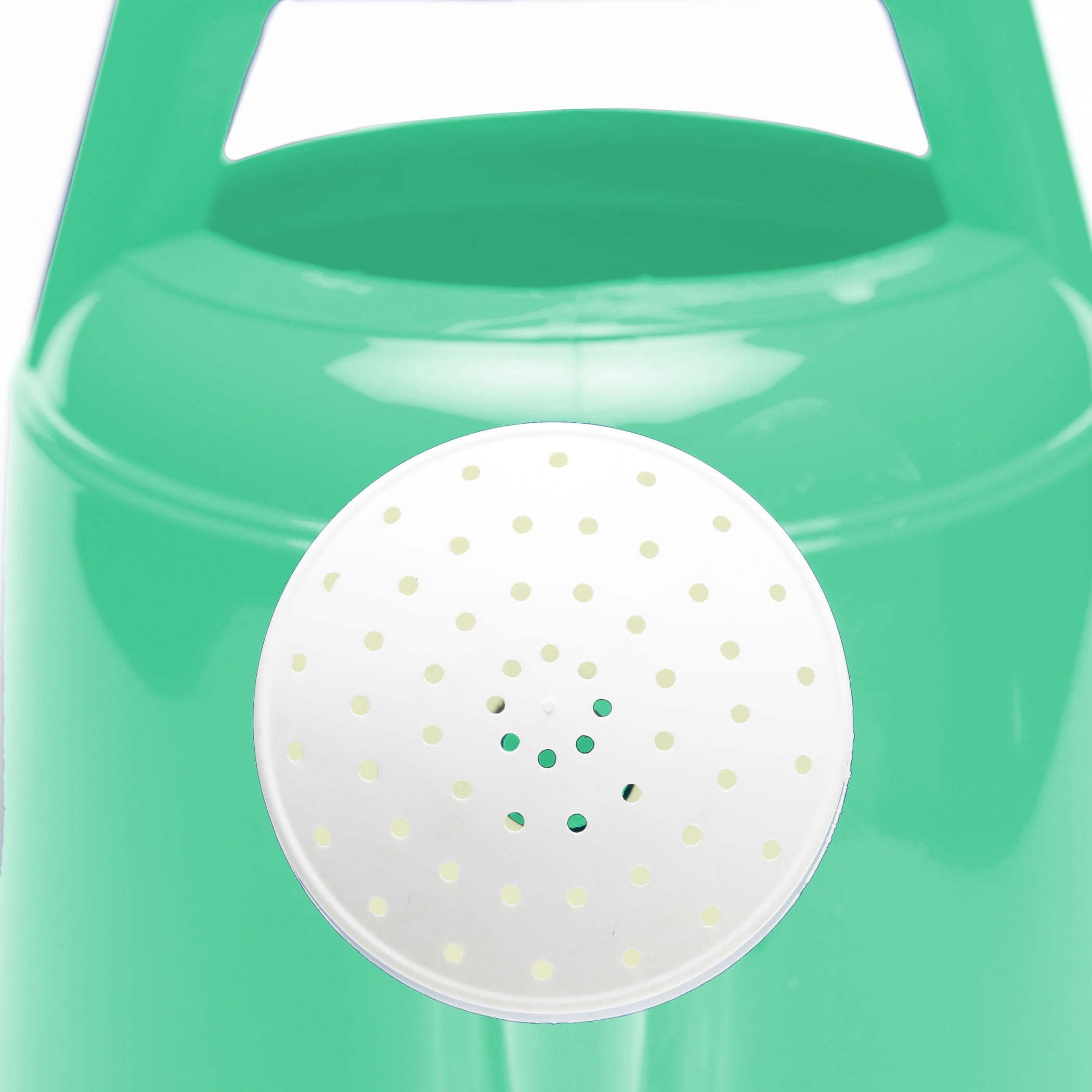 Bloem Deluxe 2 Gallon Plastic Watering Can - Indoor/Outdoor with 256 Fl Oz Capacity, Removable Nozzle, Shatterproof, Mint Green