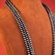 thumbnail image 4 of Conjunto de collar y pendientes para mujer, estilo rústico, de alta costura, vaquera, turquesa, 4 of 7