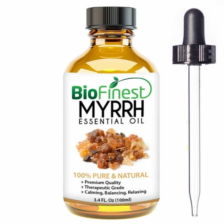 BioFinest Myrrh Oil - 100% Pure Myrrh Essential Oil - Premium Organic - Therapeutic Grade - Best For Aromatherapy - Boost Immune System - Heal Wound - FREE E-Book