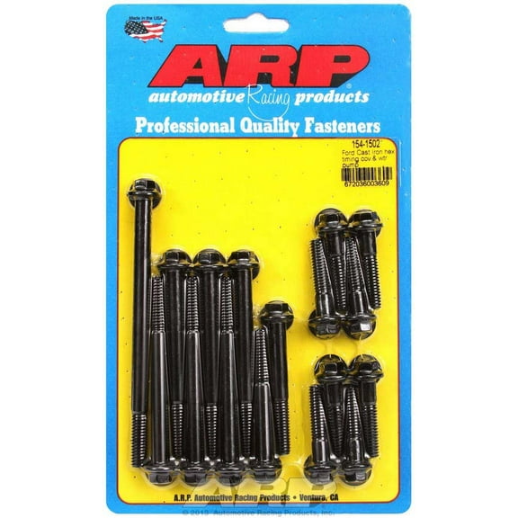 ARP Timing Cover and Water Pump Bolt Kit Small Block Ford P/N 154-1502