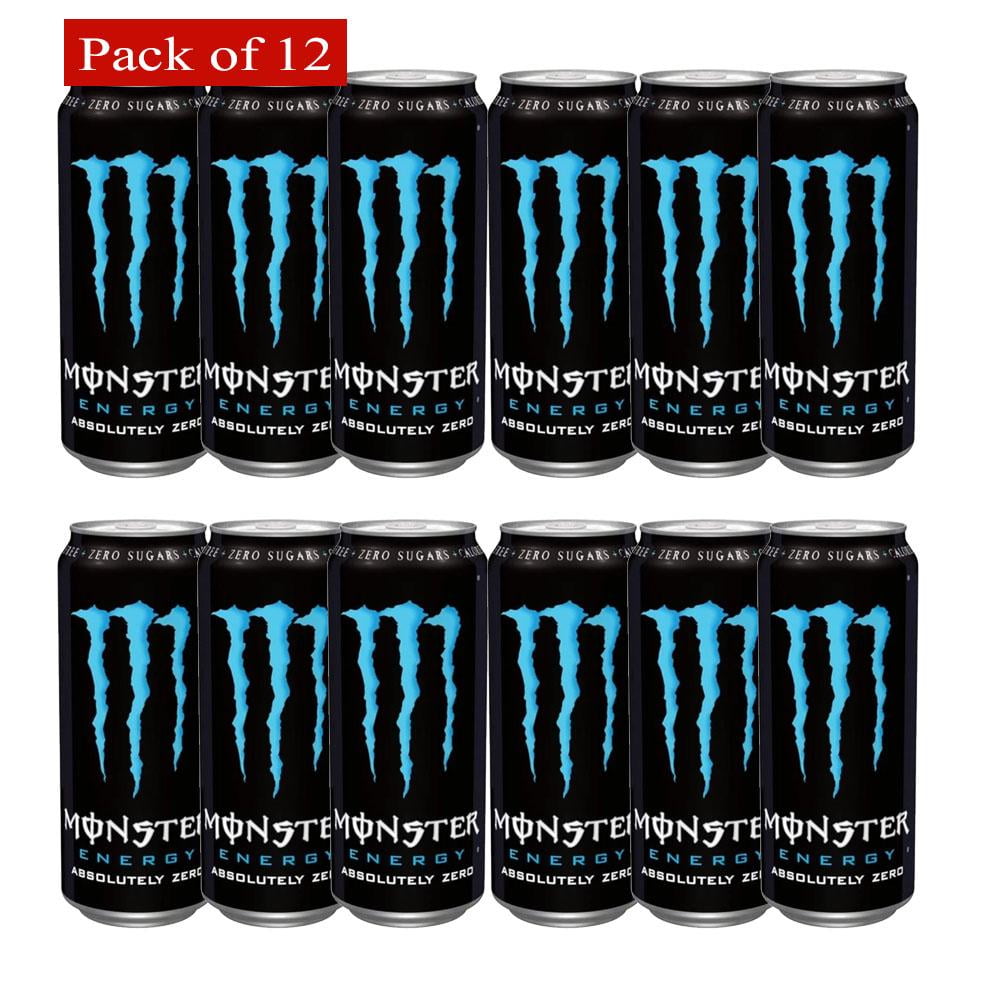 Monster Energy Absolutely Zero 473 ml - Pack of 12 | Walmart Canada