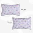thumbnail image 2 of Lsque daisy and butterfly Pattern Pillow Case – Soft & Cozy Throw Pillow Cover, Hypoallergenic Cushion Case for Sleeping Women with Envelope Closure-14"x20", 2 of 6