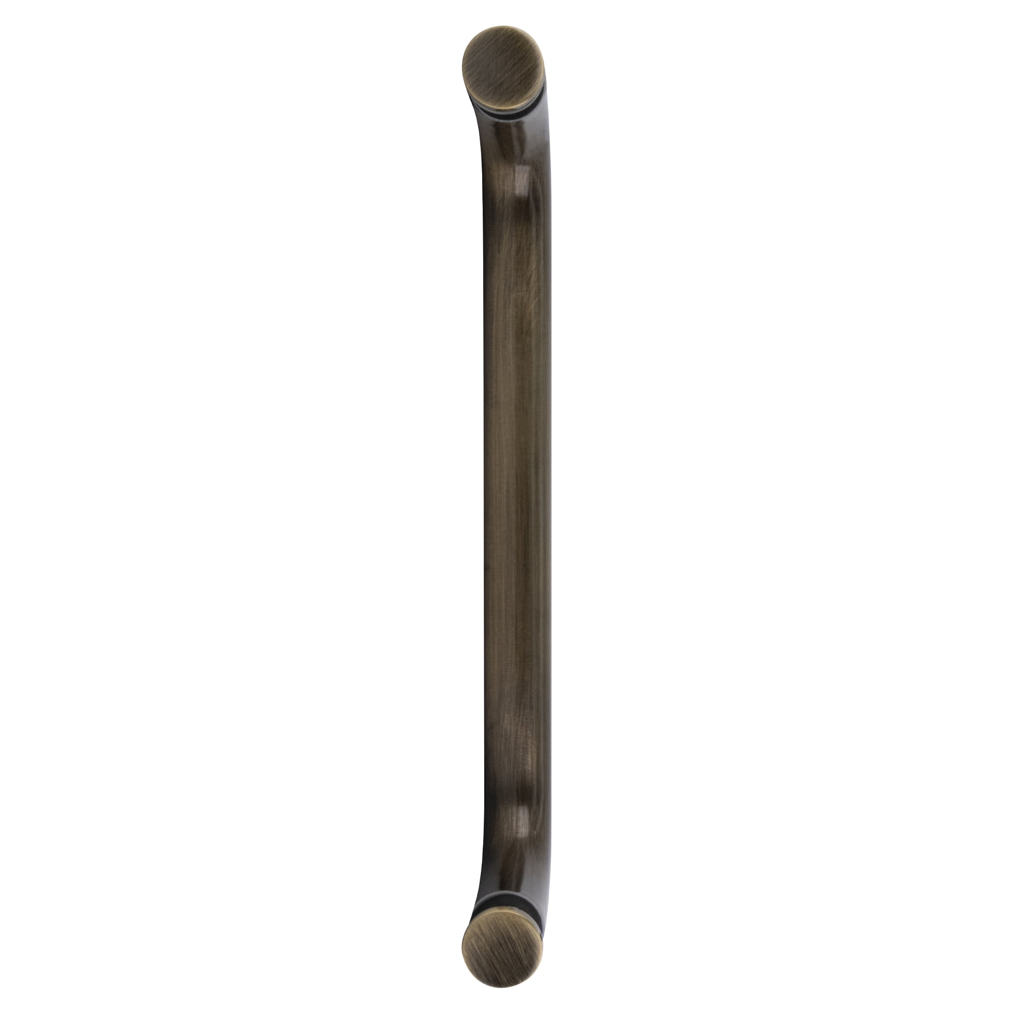CRL BPS8ABR Antique Brass 8" Single-Sided Solid 3/4" Diameter Pull Handle Without Metal Washers
