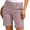 Pink, variant on YYV Solid Slim Fit Twill Pocket Casual Shorts For Women, Lightweight Breathable Summer Street Bottoms, Versatile Relaxed Trousers For Daily Shopping Vacation Weekend Outdoor Activities Dark Gray
