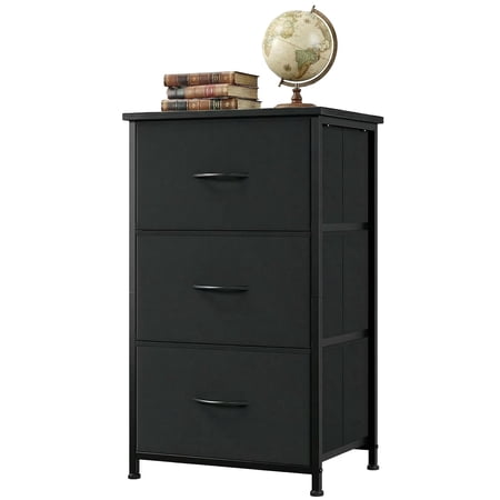 3-Drawer Dresser for Bedroom Modern Farmhouse Fabric Chest of Drawers Storage Cabinet for Bedroom Clothes Organizer with Roomy Drawers
