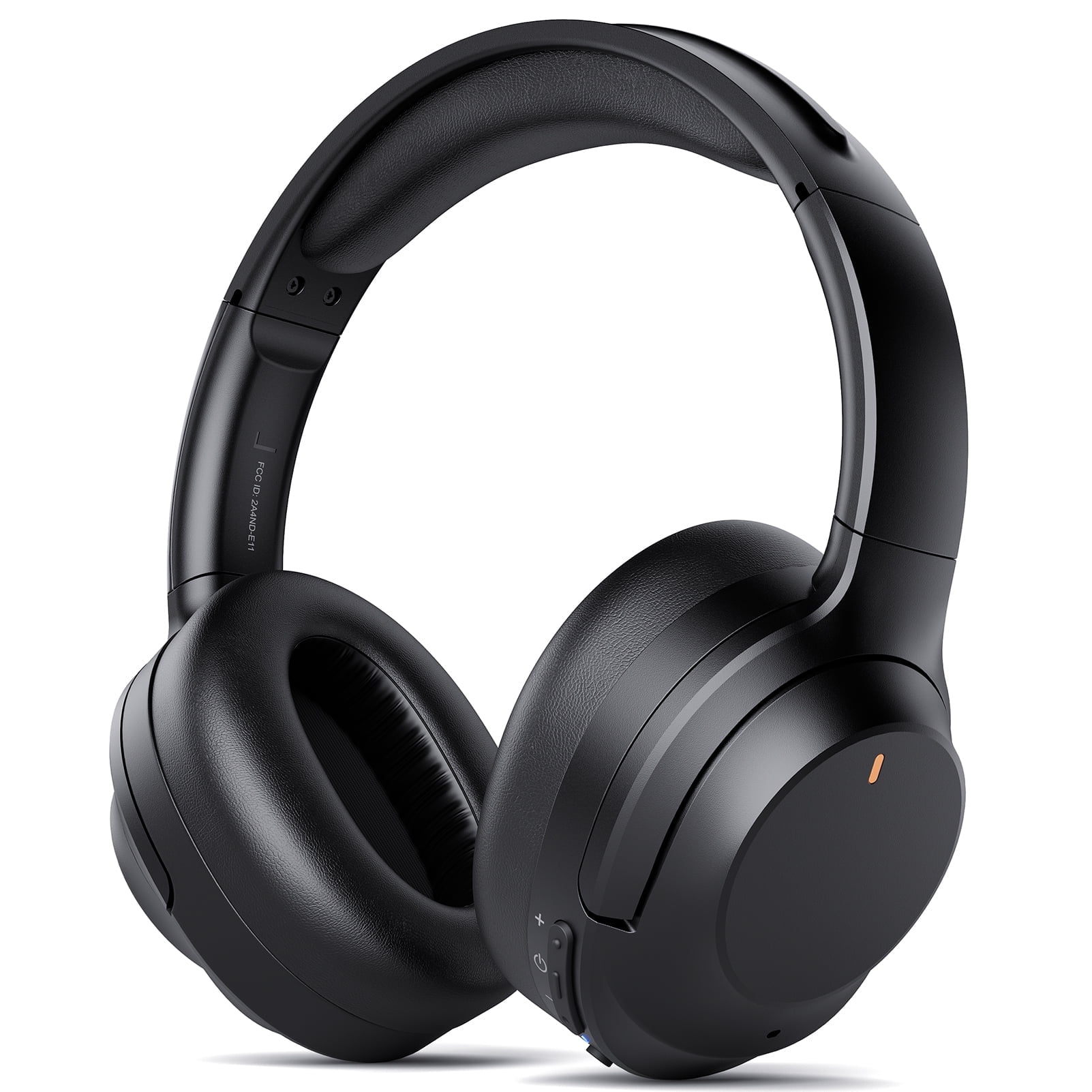 COWIN Active Noise Cancelling Bluetooth Headphones, Headband Wireless Bluetooth Headset with ENC Mic, Perfect Bass, BT5.4, Black