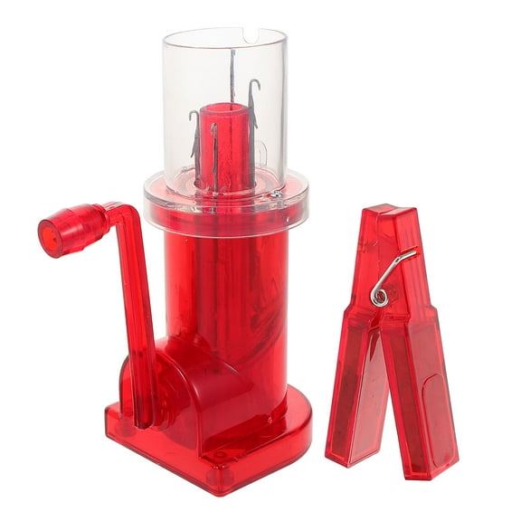 WHAMVOX DIY Hand Knitting Machine for Jewelry and Rope Portable Hand Cranked Spool Knitter Yarn Winder for Crocheting Creative Braiding Tool for Household Handcraft Projects