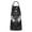 Black Gothic Cat, variant on Black Gothic Cat Rose Moon Pattern Apron-Garden Aprons for Women with Pockets-Cotton Linen Waterproof Kitchen Cooking Gardening Aprons Adjustable for Kitchen,Cooking,BBQ and Salon 33x27 Inch