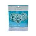 thumbnail image 3 of Celebrate It Confetti Latex Balloons - Clear Balloons with Metallic Confetti for Parties & Decor, Light Blue, 12", 12 Packs (96 Total), 3 of 3