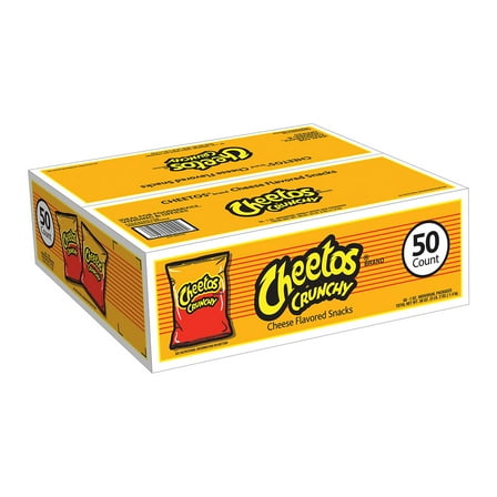 Cheetos Crunchy Cheese Flavored Snacks 50 Pk.1 oz.
