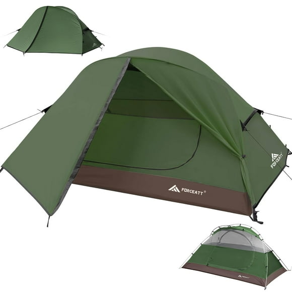Carpa de Camping Forceatt Impermeable y a Prueba de Viento para 2 Personas