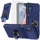 thumbnail image 1 of wonima11 Motorola G 2024 5G Wallet Case with Screen Protector, Card Holder, 360 Magnetic Ring Kickstand, Black, 1 of 1