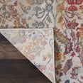 thumbnail image 6 of Nourison Global Vintage Distressed Farmhouse Ivory/Orange 5'3" x 7'6" Area Rug, (5' x 8'), 6 of 9