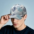 thumbnail image 6 of Minimalist Marine Life Baseball Hat - Curved Brim Snapback for Outdoor Enthusiasts, Beach & Streetwear Style, 6 of 7