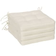 thumbnail image 1 of Outsunny 4 Piece Replacement Garden Seat Cushion Pad with Ties, 1 of 10